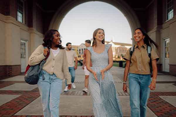 Students Walking