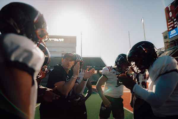 Football Players on the Field