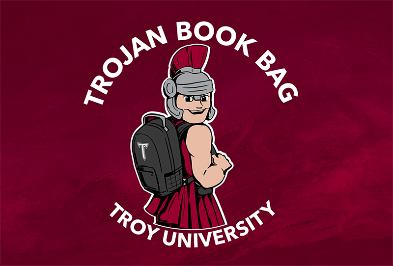 Trojan Book Bag Logo