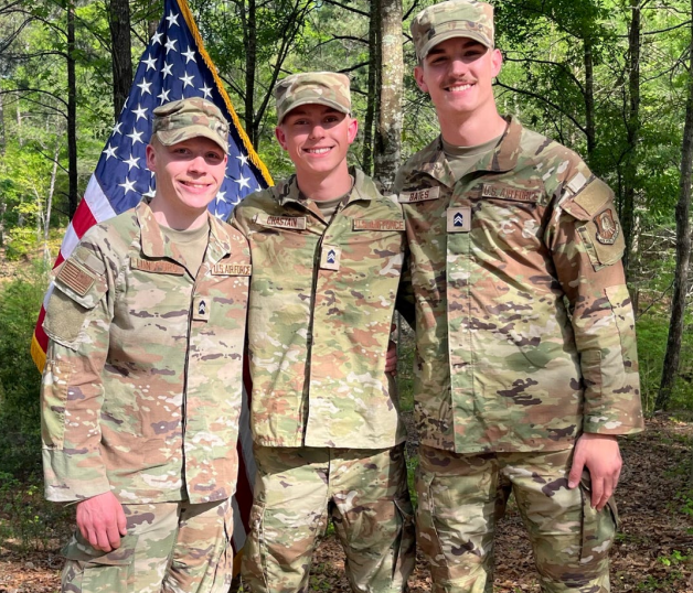 Troy AFROTC Students at Leadership Lab (LLAB)