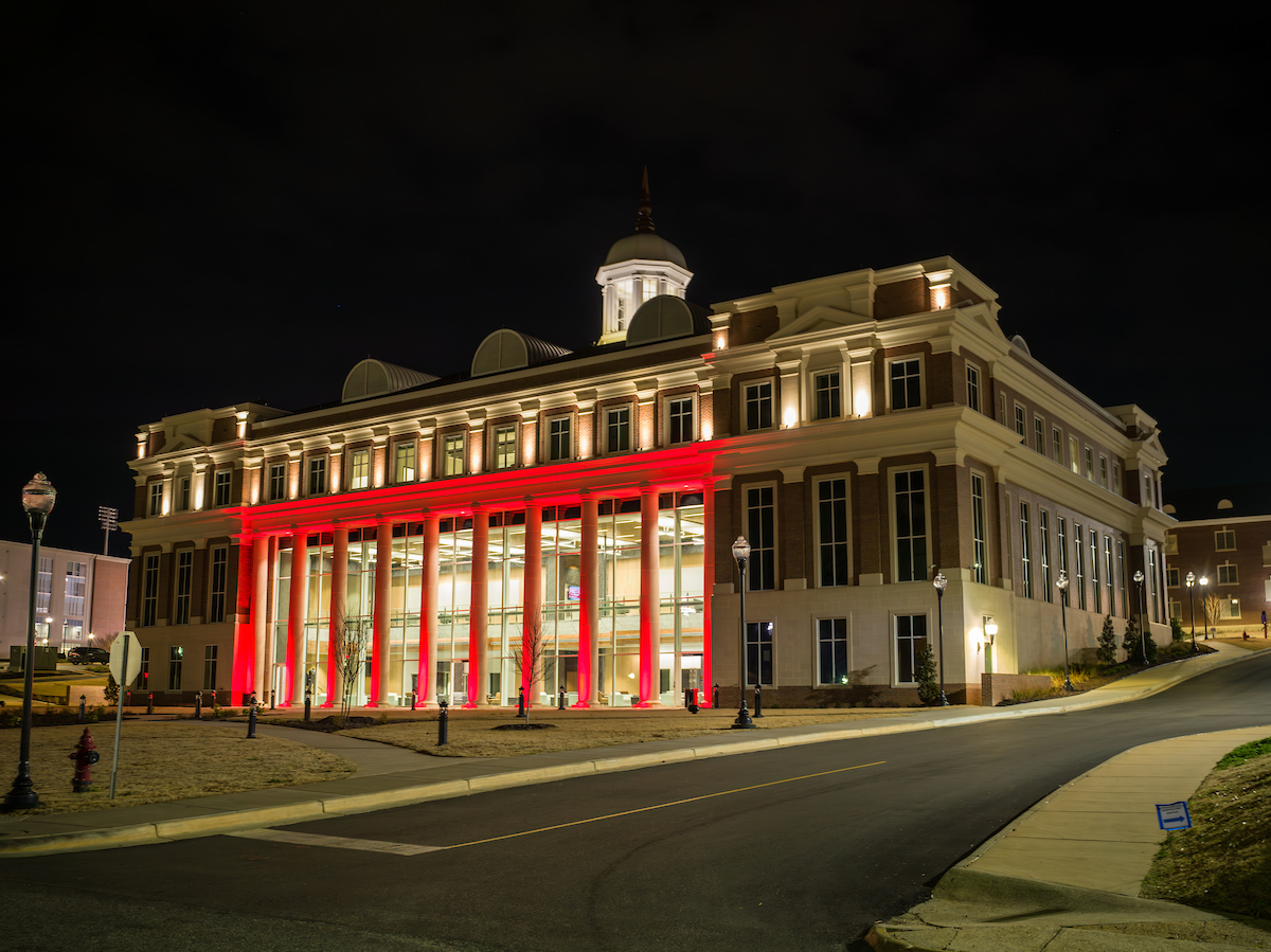 Jones Hall Red Lights