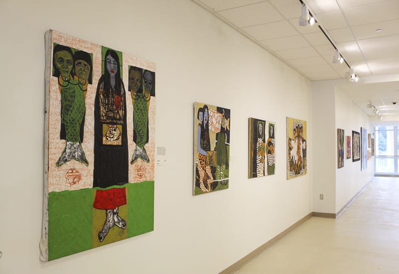 Image of the Foyer Gallery displaying the Faces of Vietnam Collection