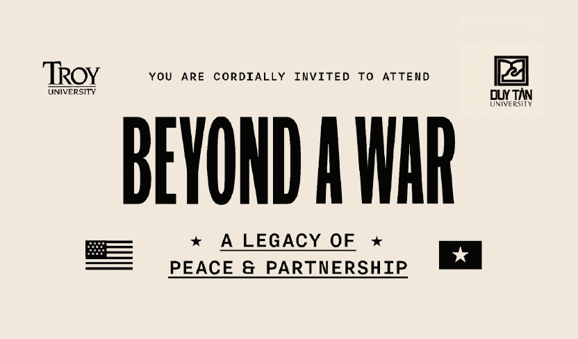 Graphic: You are cordially invited to attend Beyond A War A Legacy of Peace and Partnerhip