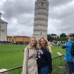 College of Arts & Sciences students studying abroad in Italy.