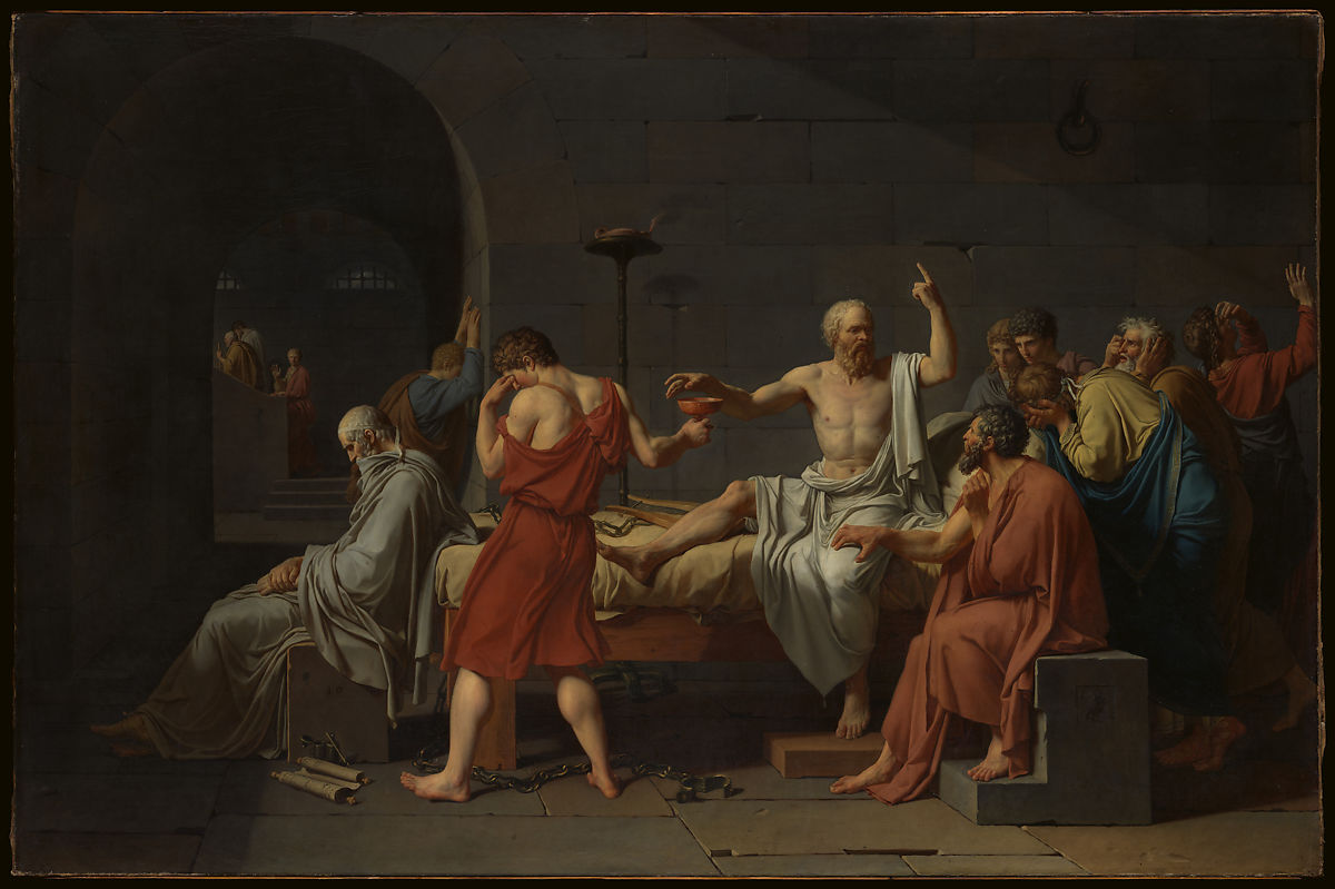 David, Death of Socrates