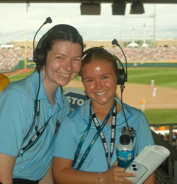 Camille Trochette at College World Series