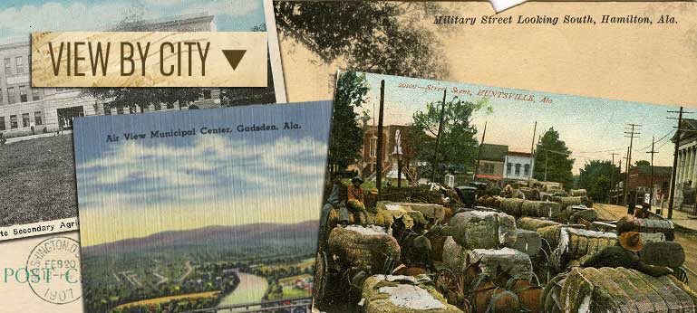 Historical postcards of North Alabama