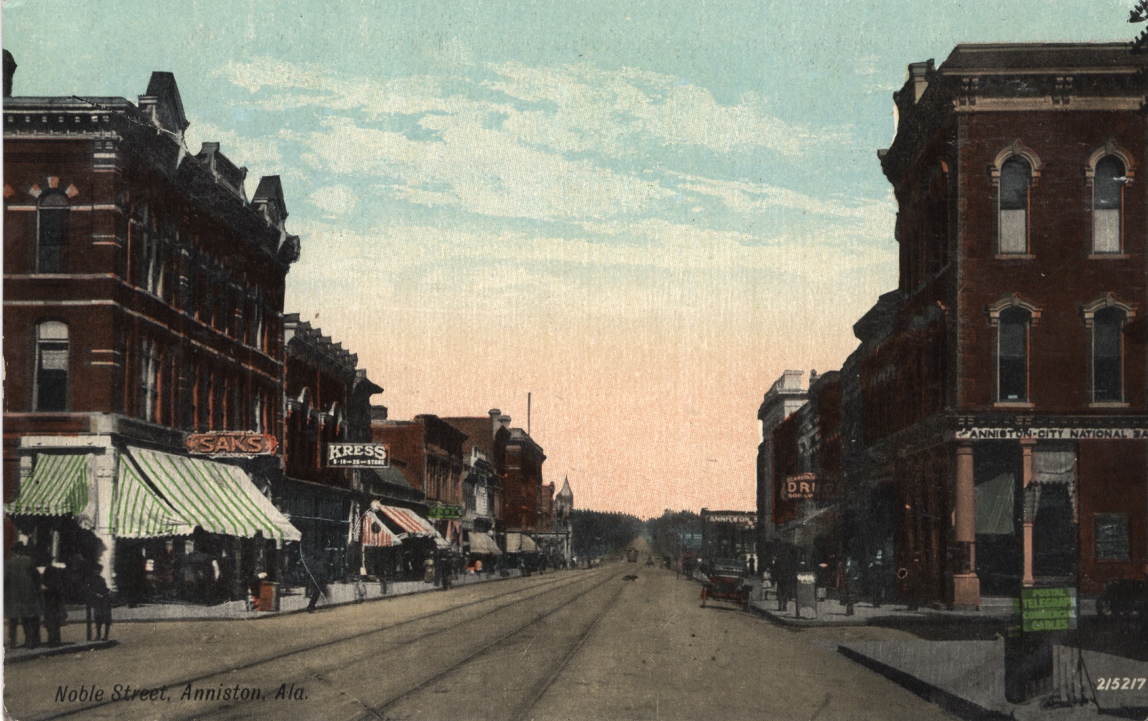 Postcards of Historic Streets in North Central AL
