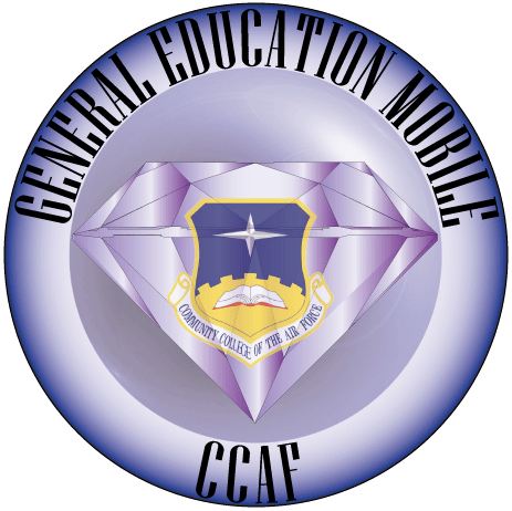 General Education Mobile Community College of the Air Force logo