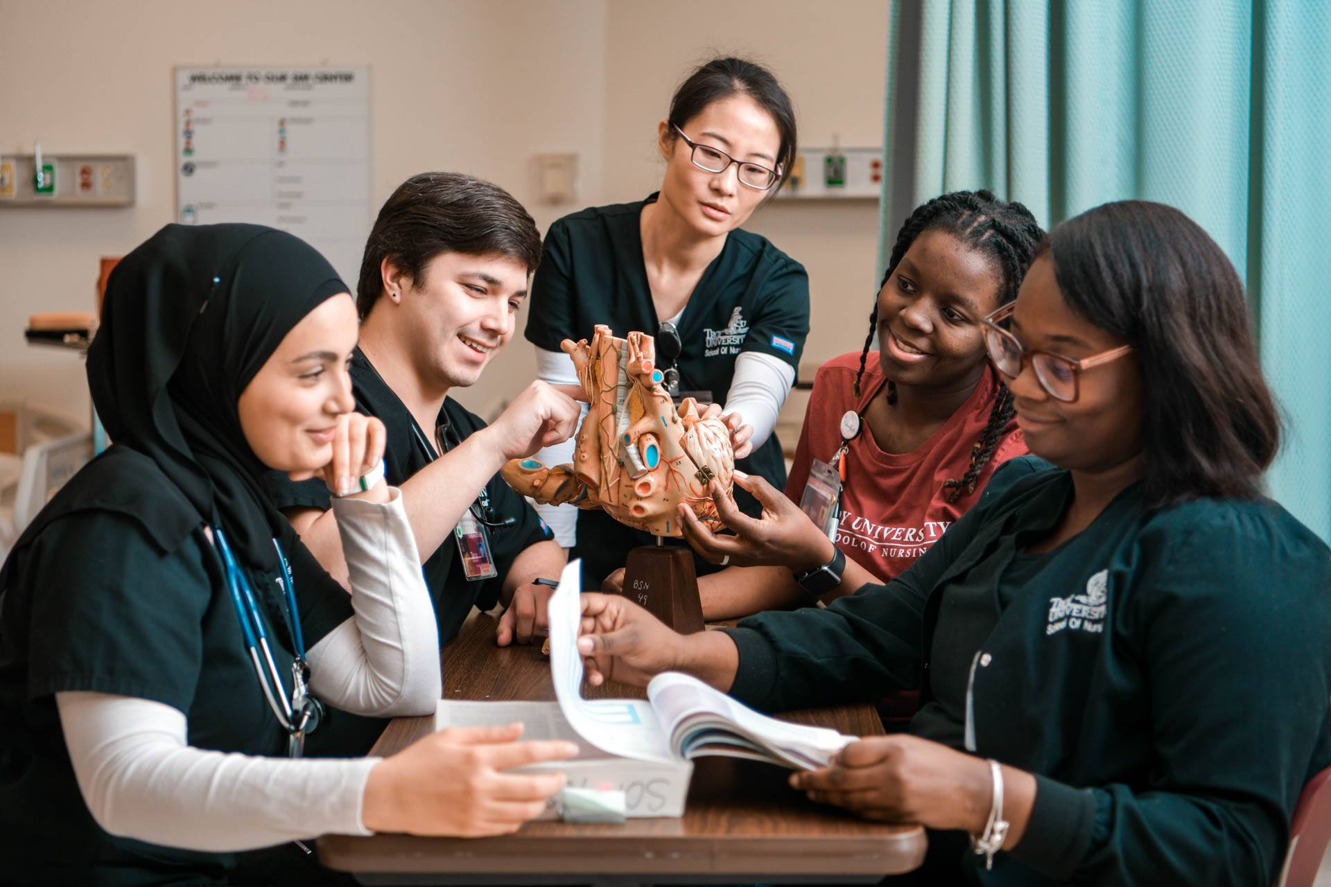 TROY nursing students