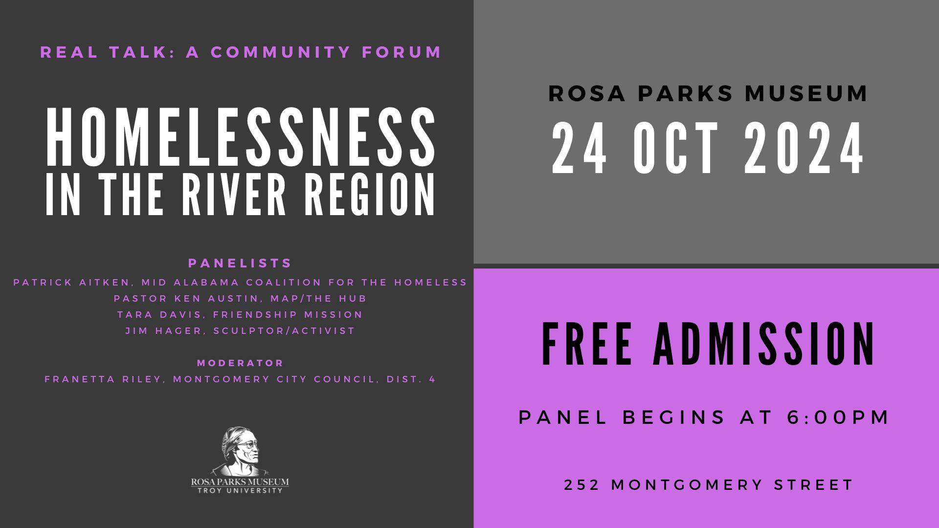 Homelessness forum