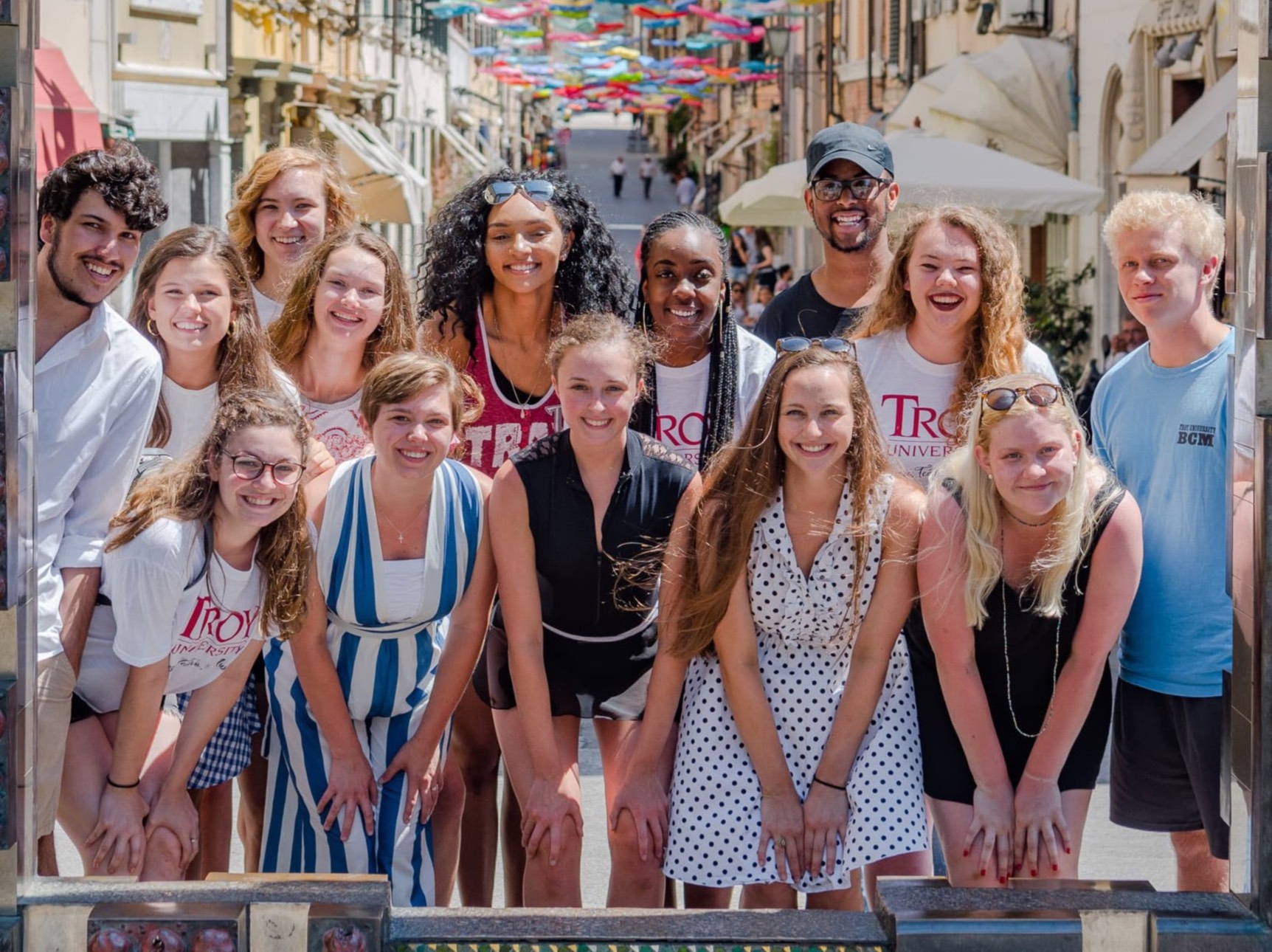 Students in Italy while Studying Abroad