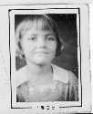 1935, First-grade school photo of Marjorie Simmons.