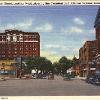 looking West showing Bus Terminal & Admiral Semmes Hotel, Mobile, AL