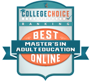 Best Online Master in Adult Education Badge