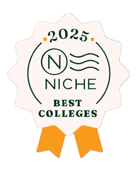 Niche 2025 Best Colleges badge